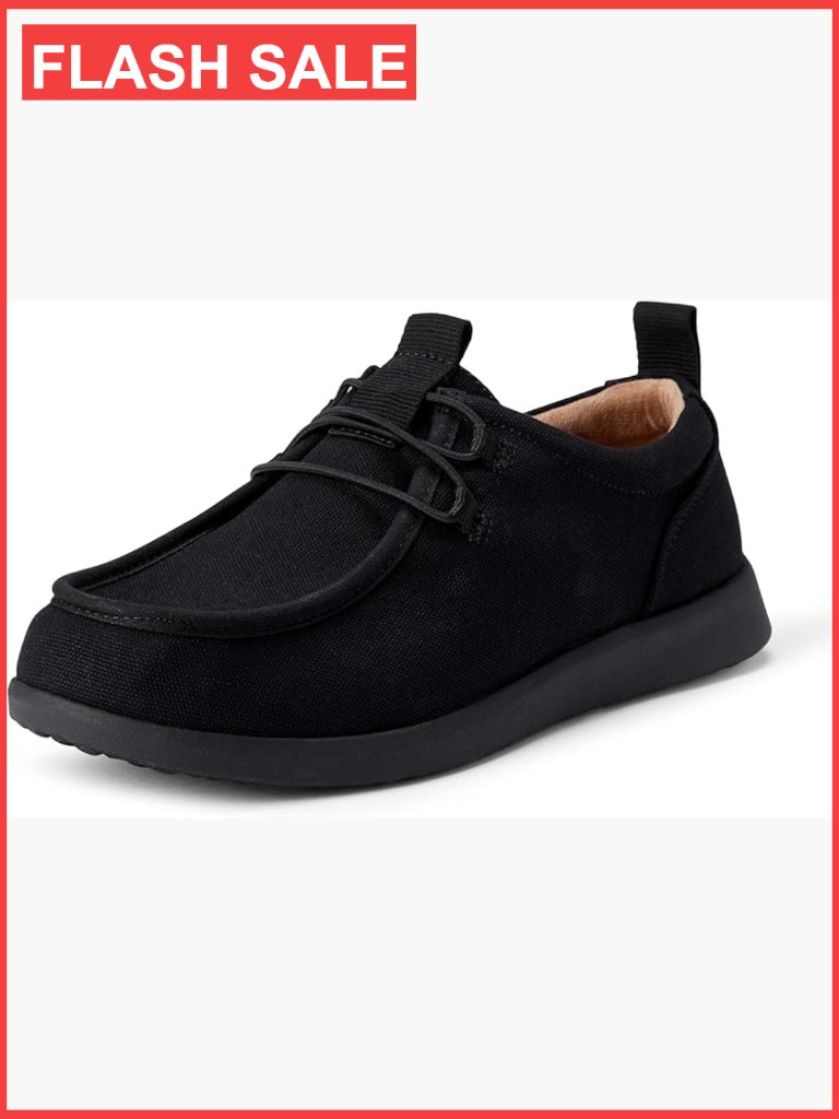 Canvas Moc Toe Loafer Slip On Casual Sneakers